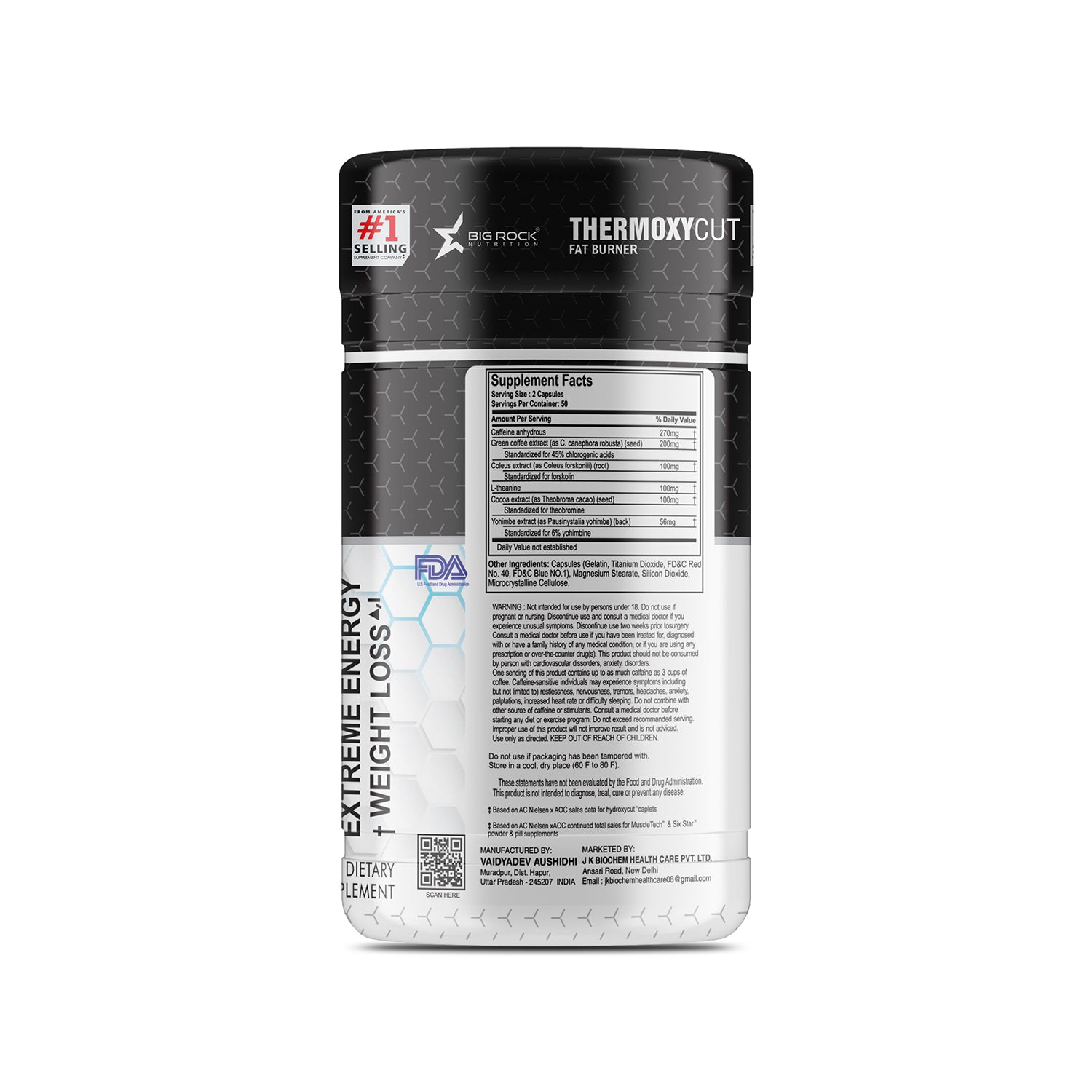 Bigrock Nutrition Thermoxy Cut Fat Burner