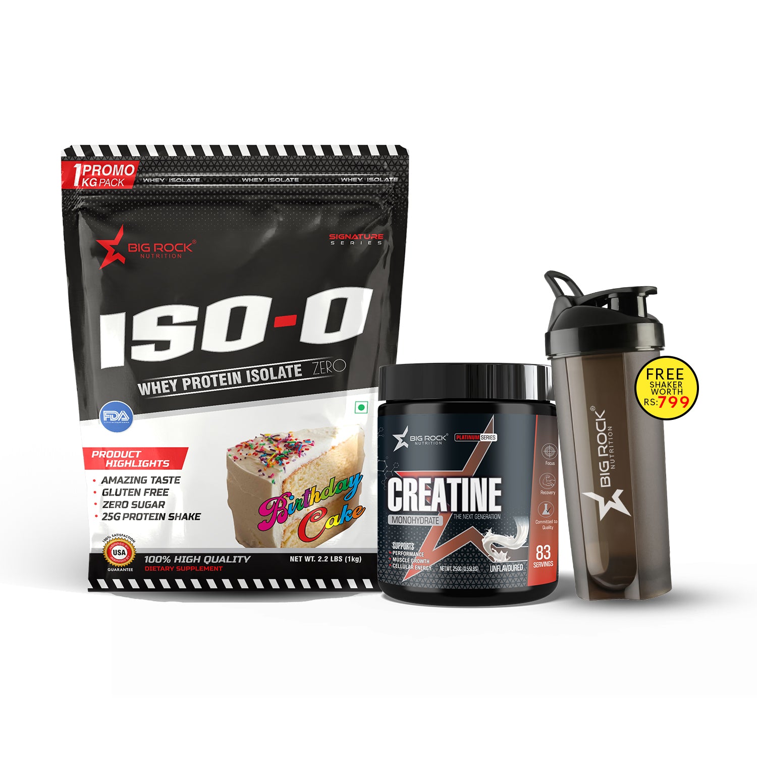 #ISO-0 Flavor_Birthday Cake_Creatine Flavor_Unflavoured